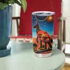 Aboriginal Dots Stary Sky With Kangaroo Tumbler Cup