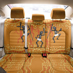 Aboriginal People Dancing Dot Styles Back Car Seat Cover