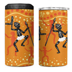 Aboriginal People Dancing Dot Styles 4 in 1 Can Cooler Tumbler