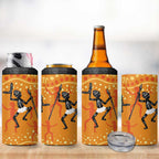 Aboriginal People Dancing Dot Styles 4 in 1 Can Cooler Tumbler