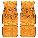 Aboriginal People Dancing Dot Styles Car Mats