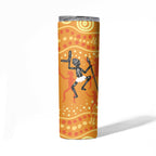 Aboriginal People Dancing Dot Styles Skinny Tumbler