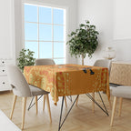 Aboriginal People Dancing Dot Styles Tablecloth