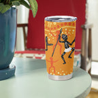 Aboriginal People Dancing Dot Styles Tumbler Cup