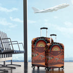 Bomerang and Kangaroo Aboriginal Art Luggage Cover