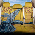 Whale In The Ocean Aboriginal Dot Art Back Car Seat Cover No2