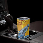 Whale In The Ocean Aboriginal Dot Art Tumbler Cup No2