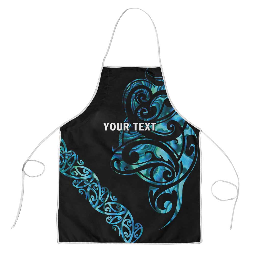 All Black Maori Tribal Tattoo Personalised Apron Polynesian Style - Aussie Hoodie