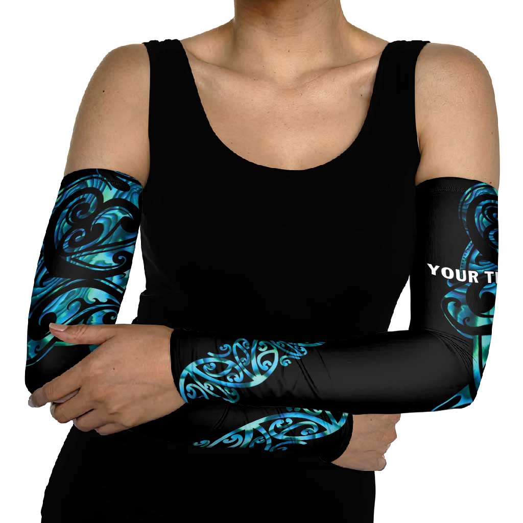 All Black Maori Tribal Tattoo Personalised Arm Sleeves Polynesian Style - Aussie Hoodie
