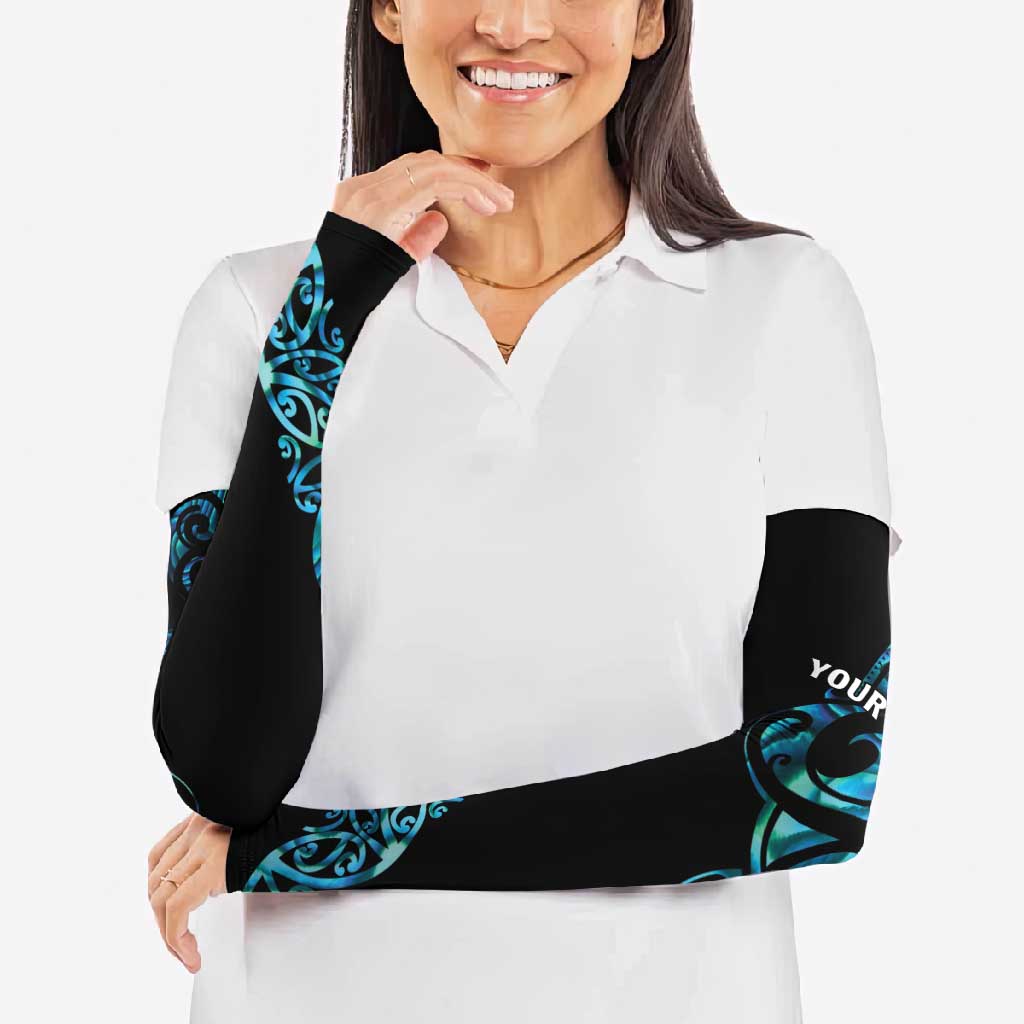All Black Maori Tribal Tattoo Personalised Arm Sleeves Polynesian Style - Aussie Hoodie