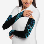 All Black Maori Tribal Tattoo Personalised Arm Sleeves Polynesian Style - Aussie Hoodie