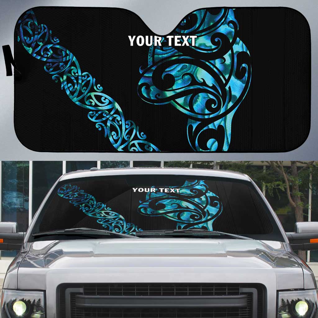 All Black Maori Tribal Tattoo Personalised Auto Sun Shade Polynesian Style - Aussie Hoodie