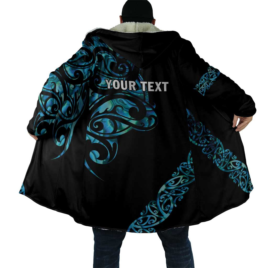All Black Maori Tribal Tattoo Personalised Cloak Polynesian Style - Aussie Hoodie