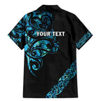 All Black Maori Tribal Tattoo Personalised Family Matching Mermaid Dress and Hawaiian Shirt Polynesian Style