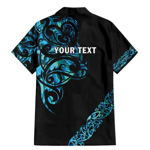 All Black Maori Tribal Tattoo Personalised Family Matching Mermaid Dress and Hawaiian Shirt Polynesian Style