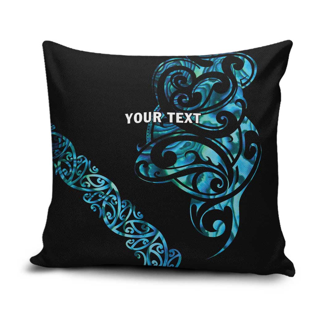 All Black Maori Tribal Tattoo Personalised Pillow Cover Polynesian Style - Aussie Hoodie