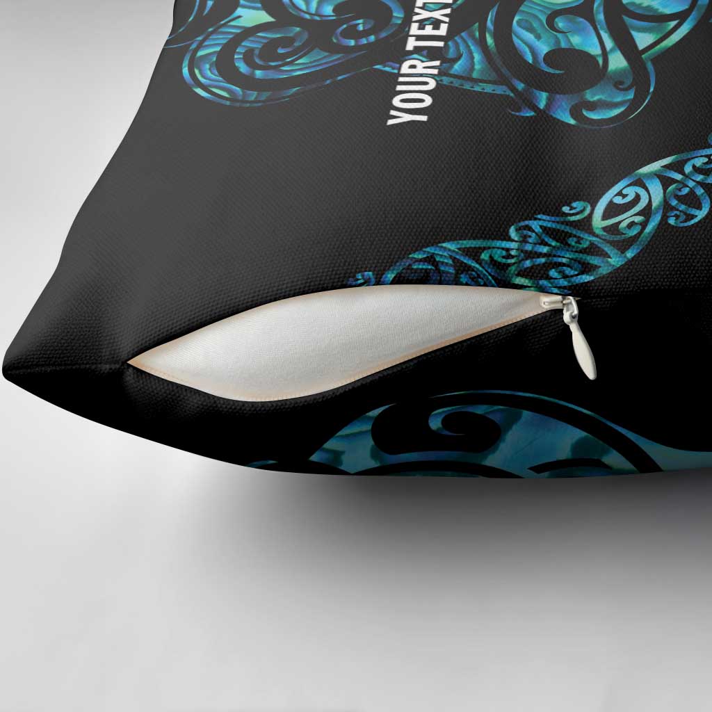 All Black Maori Tribal Tattoo Personalised Pillow Cover Polynesian Style - Aussie Hoodie