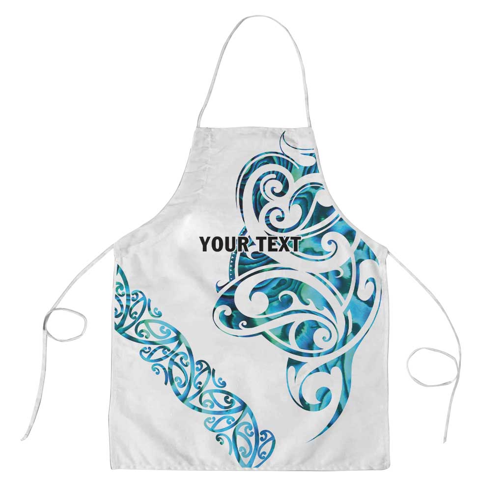 All White Maori Tribal Tattoo Personalised Apron Polynesian Style - Aussie Hoodie