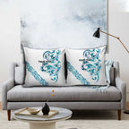 All White Maori Tribal Tattoo Personalised Pillow Cover Polynesian Style - Aussie Hoodie