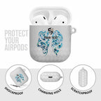 Queensland Maori Kiwi Personalised AirPods Case Ma Kakariki Papua Shell Maori Tribal Tattoo - Aussie Hoodie