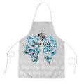 Queensland Maori Kiwi Personalised Apron Ma Kakariki Papua Shell Maori Tribal Tattoo - Aussie Hoodie