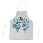 Queensland Maori Kiwi Personalised Apron Ma Kakariki Papua Shell Maori Tribal Tattoo - Aussie Hoodie