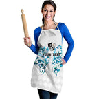 Queensland Maori Kiwi Personalised Apron Ma Kakariki Papua Shell Maori Tribal Tattoo - Aussie Hoodie