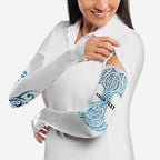 Queensland Maori Kiwi Personalised Arm Sleeves Ma Kakariki Papua Shell Maori Tribal Tattoo - Aussie Hoodie