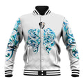 Queensland Maori Kiwi Personalised Baseball Jacket Ma Kakariki Papua Shell Maori Tribal Tattoo