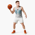 Queensland Maori Kiwi Personalised Basketball Jersey Ma Kakariki Papua Shell Maori Tribal Tattoo - Aussie Hoodie