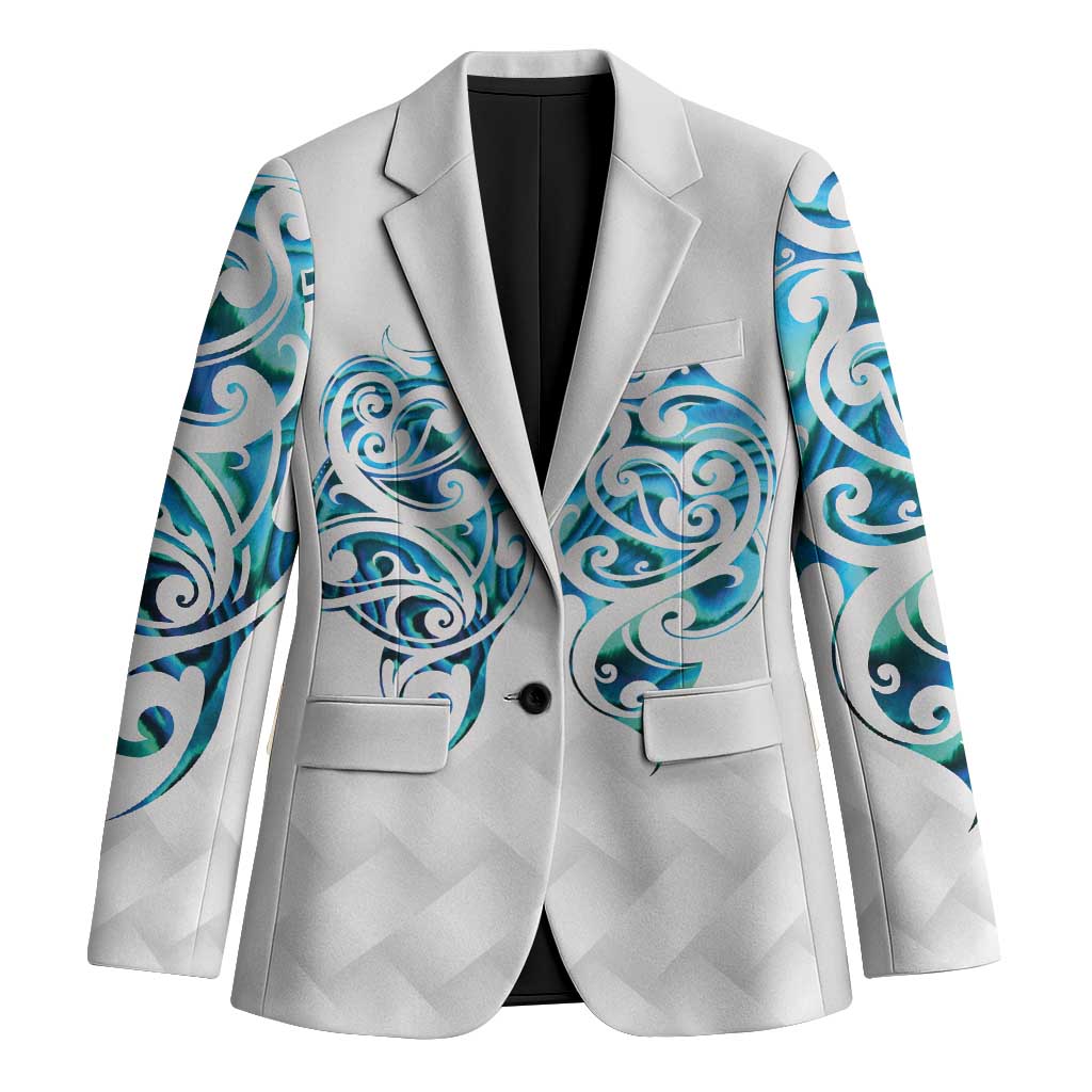 Queensland Maori Kiwi Personalised Blazer Ma Kakariki Papua Shell Maori Tribal Tattoo - Aussie Hoodie