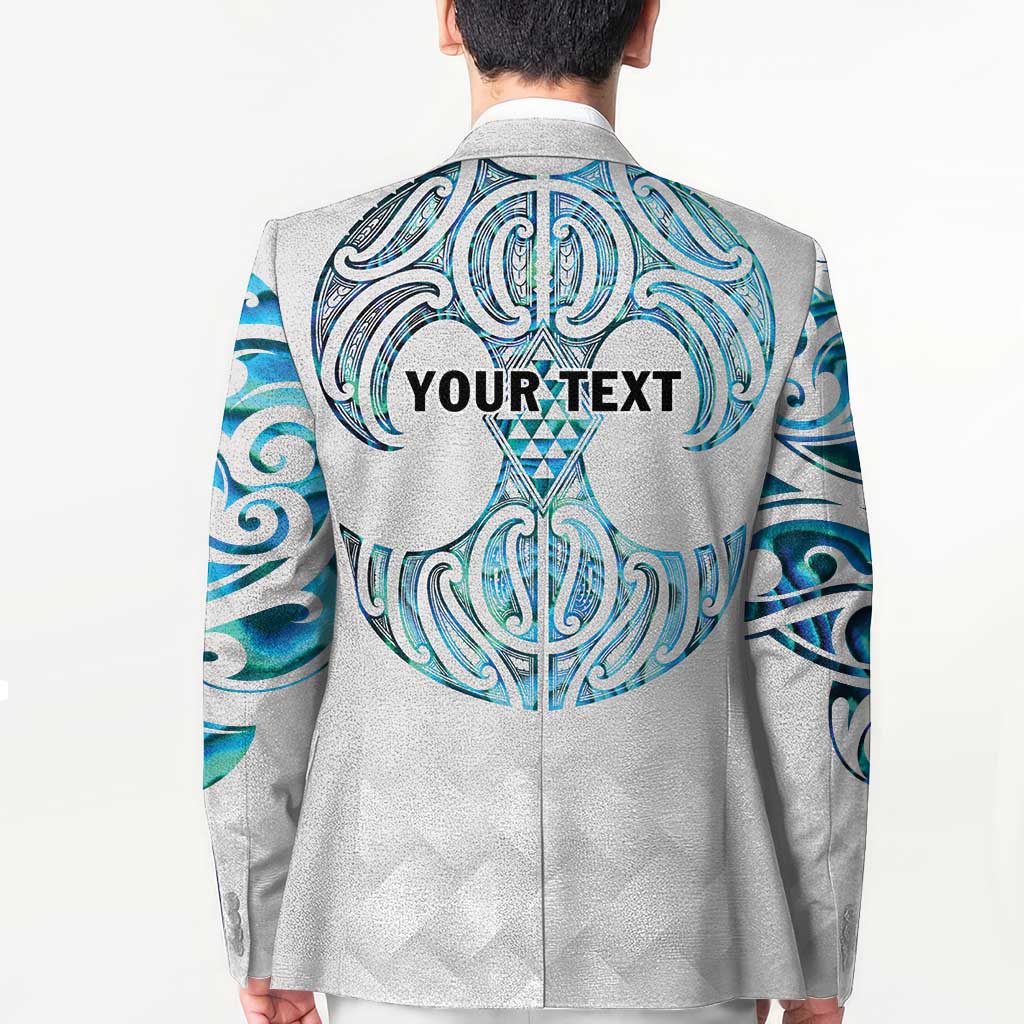 Queensland Maori Kiwi Personalised Blazer Ma Kakariki Papua Shell Maori Tribal Tattoo - Aussie Hoodie