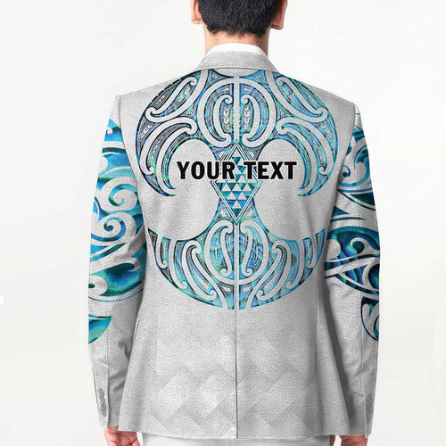 Queensland Maori Kiwi Personalised Blazer Ma Kakariki Papua Shell Maori Tribal Tattoo - Aussie Hoodie