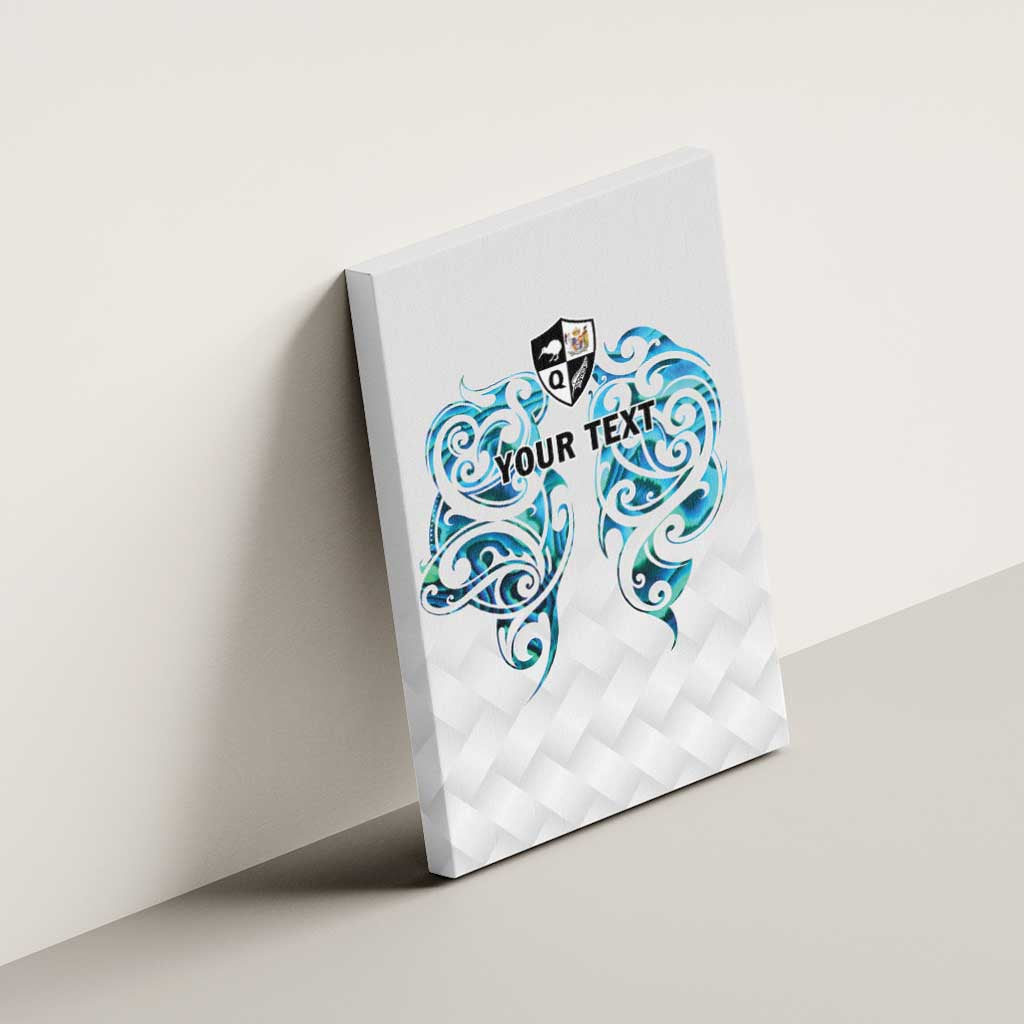 Queensland Maori Kiwi Personalised Canvas Wall Art Ma Kakariki Papua Shell Maori Tribal Tattoo