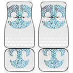 Queensland Maori Kiwi Personalised Car Mats Ma Kakariki Papua Shell Maori Tribal Tattoo