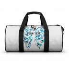 Queensland Maori Kiwi Personalised Duffle Bag Ma Kakariki Papua Shell Maori Tribal Tattoo