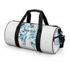 Queensland Maori Kiwi Personalised Duffle Bag Ma Kakariki Papua Shell Maori Tribal Tattoo
