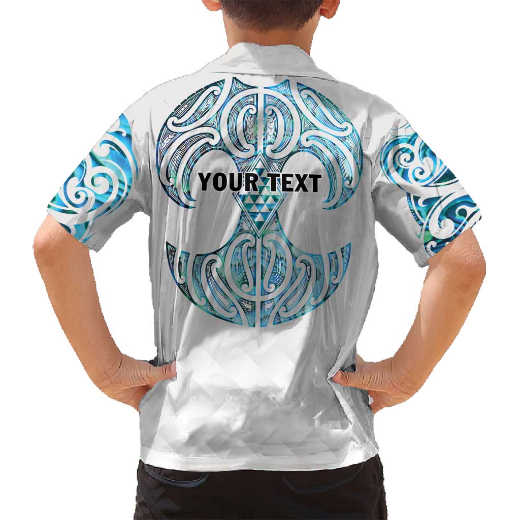 Queensland Maori Kiwi Personalised Family Matching Summer Maxi Dress and Hawaiian Shirt Ma Kakariki Papua Shell Maori Tribal Tattoo