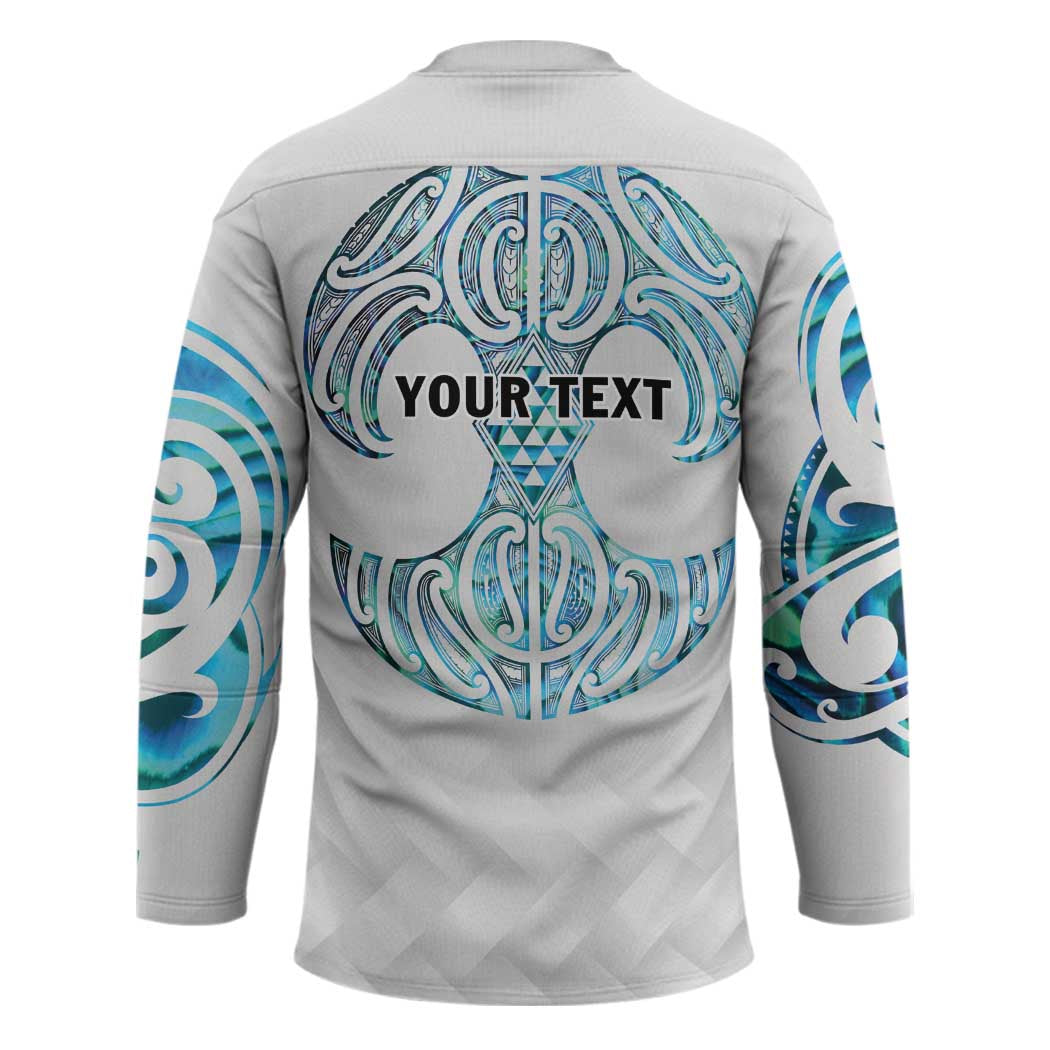 Queensland Maori Kiwi Personalised Hockey Jersey Ma Kakariki Papua Shell Maori Tribal Tattoo - Aussie Hoodie