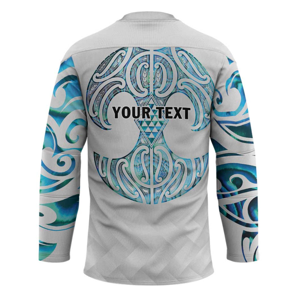 Queensland Maori Kiwi Personalised Hockey Jersey Ma Kakariki Papua Shell Maori Tribal Tattoo - Aussie Hoodie