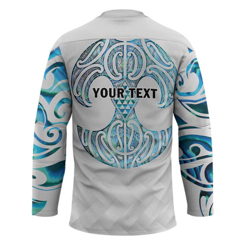 Queensland Maori Kiwi Personalised Hockey Jersey Ma Kakariki Papua Shell Maori Tribal Tattoo - Aussie Hoodie