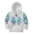 Queensland Maori Kiwi Personalised Kid Hoodie Ma Kakariki Papua Shell Maori Tribal Tattoo