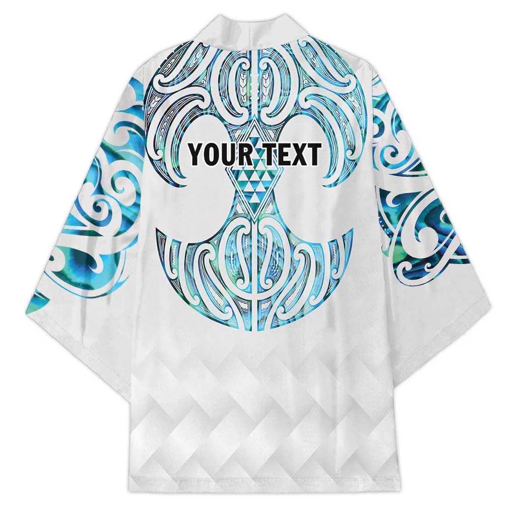 Queensland Maori Kiwi Personalised Kimono Ma Kakariki Papua Shell Maori Tribal Tattoo - Aussie Hoodie