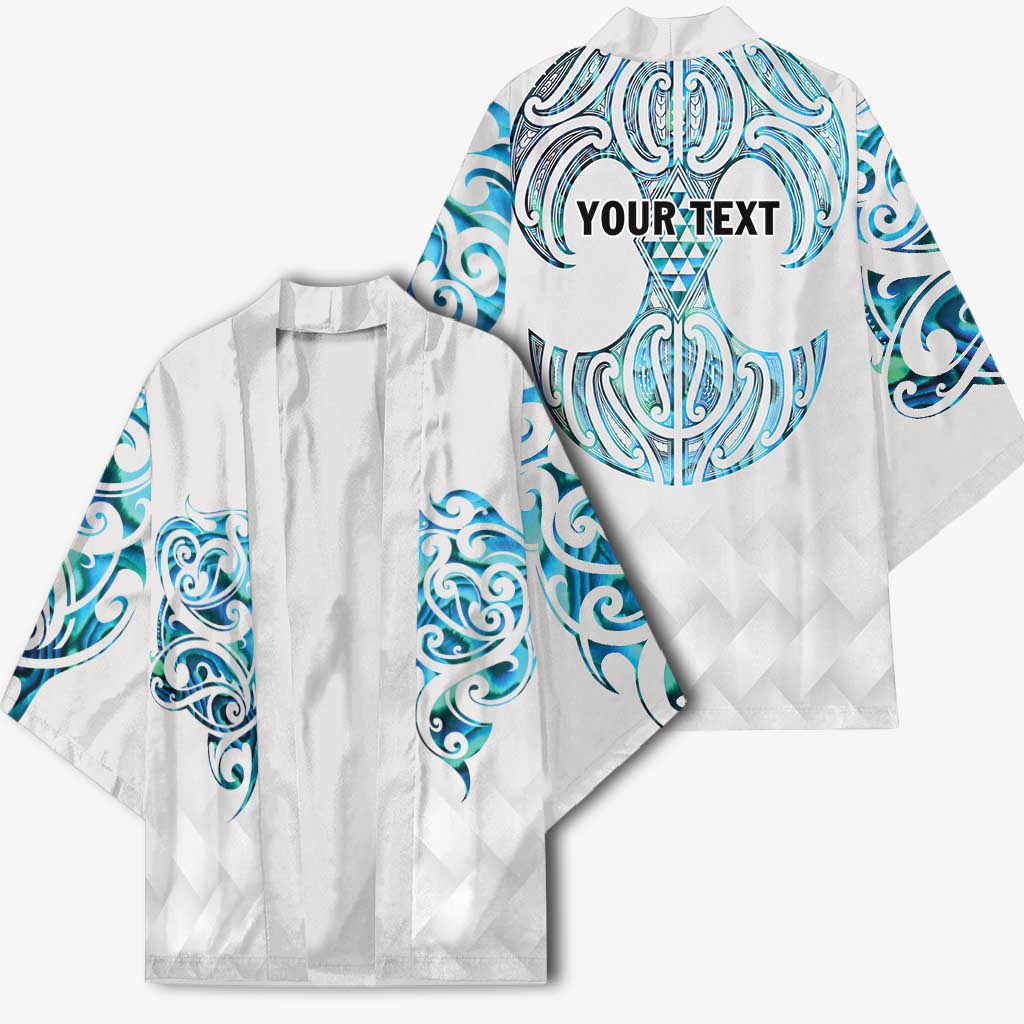 Queensland Maori Kiwi Personalised Kimono Ma Kakariki Papua Shell Maori Tribal Tattoo - Aussie Hoodie