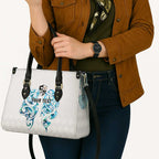 Queensland Maori Kiwi Personalised Leather Bag Ma Kakariki Papua Shell Maori Tribal Tattoo - Aussie Hoodie