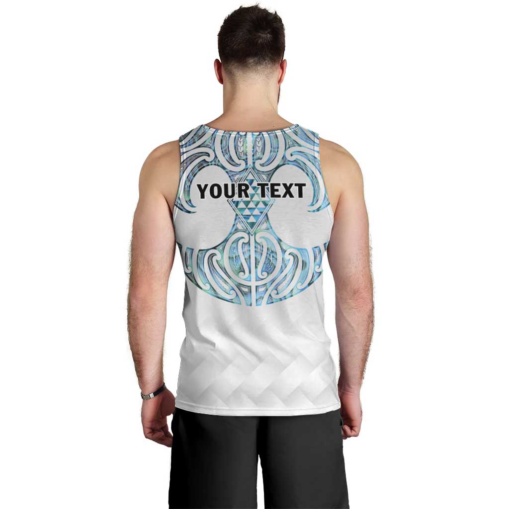 Queensland Maori Kiwi Personalised Men Tank Top Ma Kakariki Papua Shell Maori Tribal Tattoo