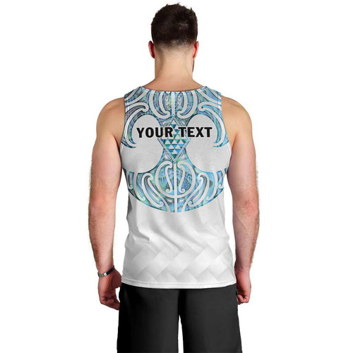 Queensland Maori Kiwi Personalised Men Tank Top Ma Kakariki Papua Shell Maori Tribal Tattoo