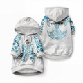 Queensland Maori Kiwi Personalised Pet Hoodie Ma Kakariki Papua Shell Maori Tribal Tattoo