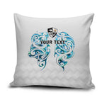 Queensland Maori Kiwi Personalised Pillow Cover Ma Kakariki Papua Shell Maori Tribal Tattoo - Aussie Hoodie