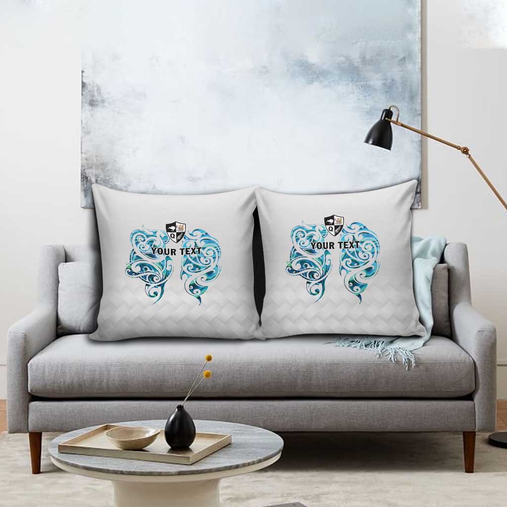 Queensland Maori Kiwi Personalised Pillow Cover Ma Kakariki Papua Shell Maori Tribal Tattoo - Aussie Hoodie